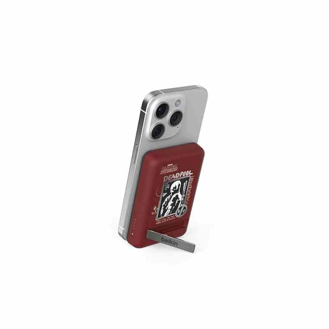 Belkin X Deadpool 5000 mAH Magsafe Wireless Power Bank Disney Brown