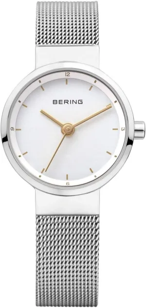 BERING Time 14426-001 Women's Solar Collection Watch with Mesh Band and scratch resistant sapphire crystal. Designed in Denmark.