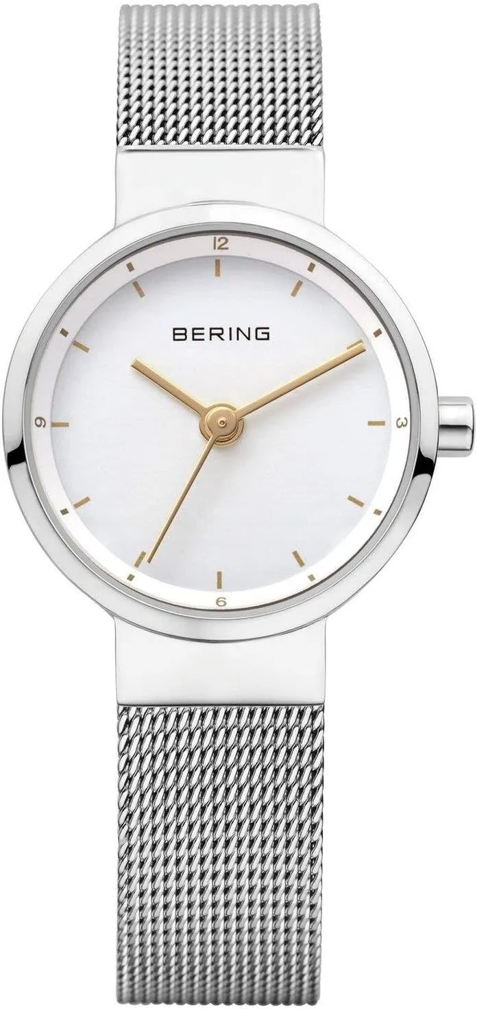 BERING Time 14426-001 Women's Solar Collection Watch with Mesh Band and scratch resistant sapphire crystal. Designed in Denmark.