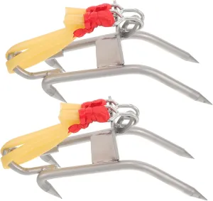 BESPORTBLE 1 Pair Tree Climbing Tools Climbing Spikes Metal Spikes Shoes for Outdoor Activities