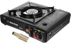 BESPORTBLE Adjustable Flame Cooking Stove Compact Outdoor Portable Gas Stove for Camping and Hiking
