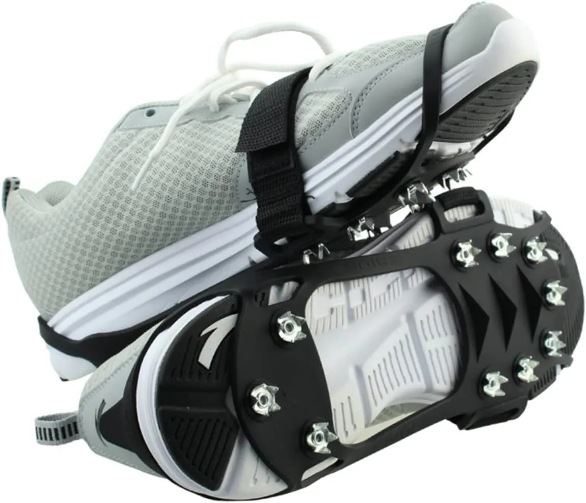 BESPORTBLE Ice Cleats Crampons for Hiking Ice Crampons Ice Grips for Shoes Snow Cleats Snow Grips for Shoes Ice