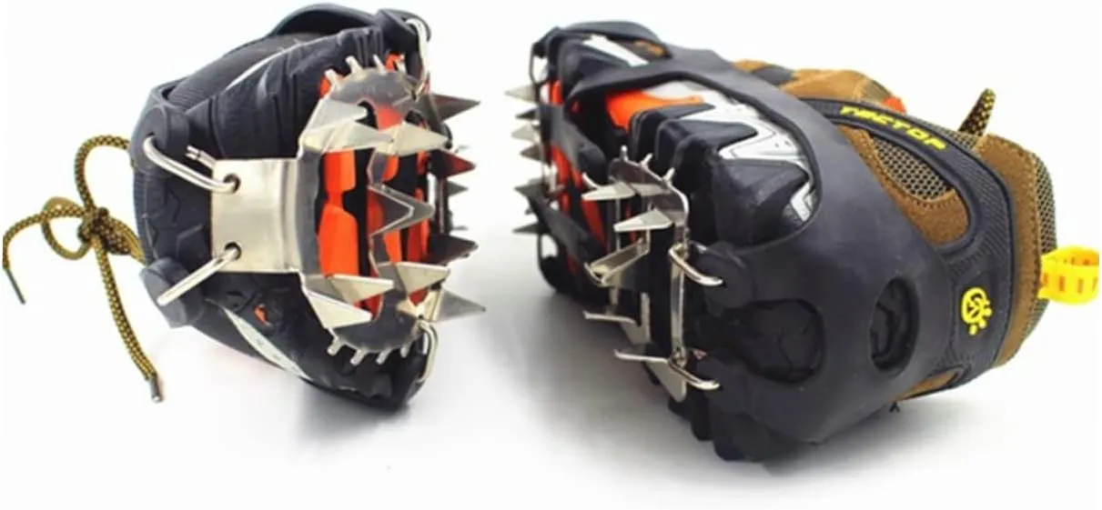 BESPORTBLE Snow Crampons Grippers for Spikes Claw Outdoor Grips Anti Ice Cleats Accessories Winter Snow Shoes Ice