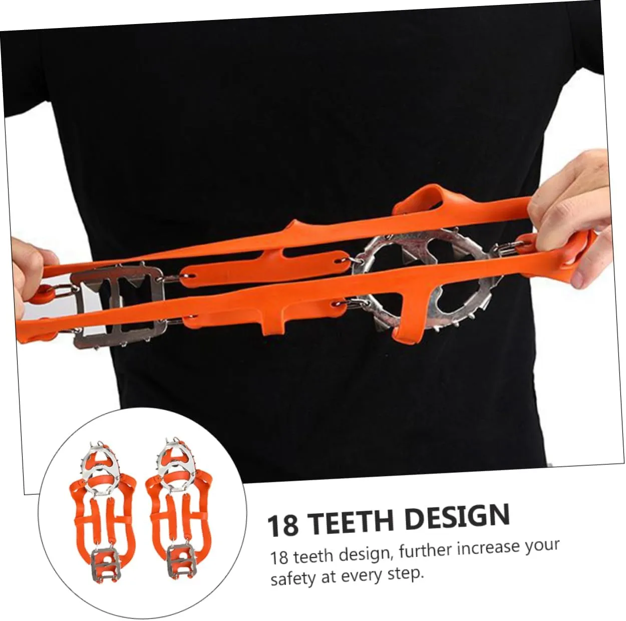 BESPORTBLE Snow Crampons Grippers for Spikes Claw Outdoor Grips Anti Ice Cleats Accessories Winter Snow Shoes Ice