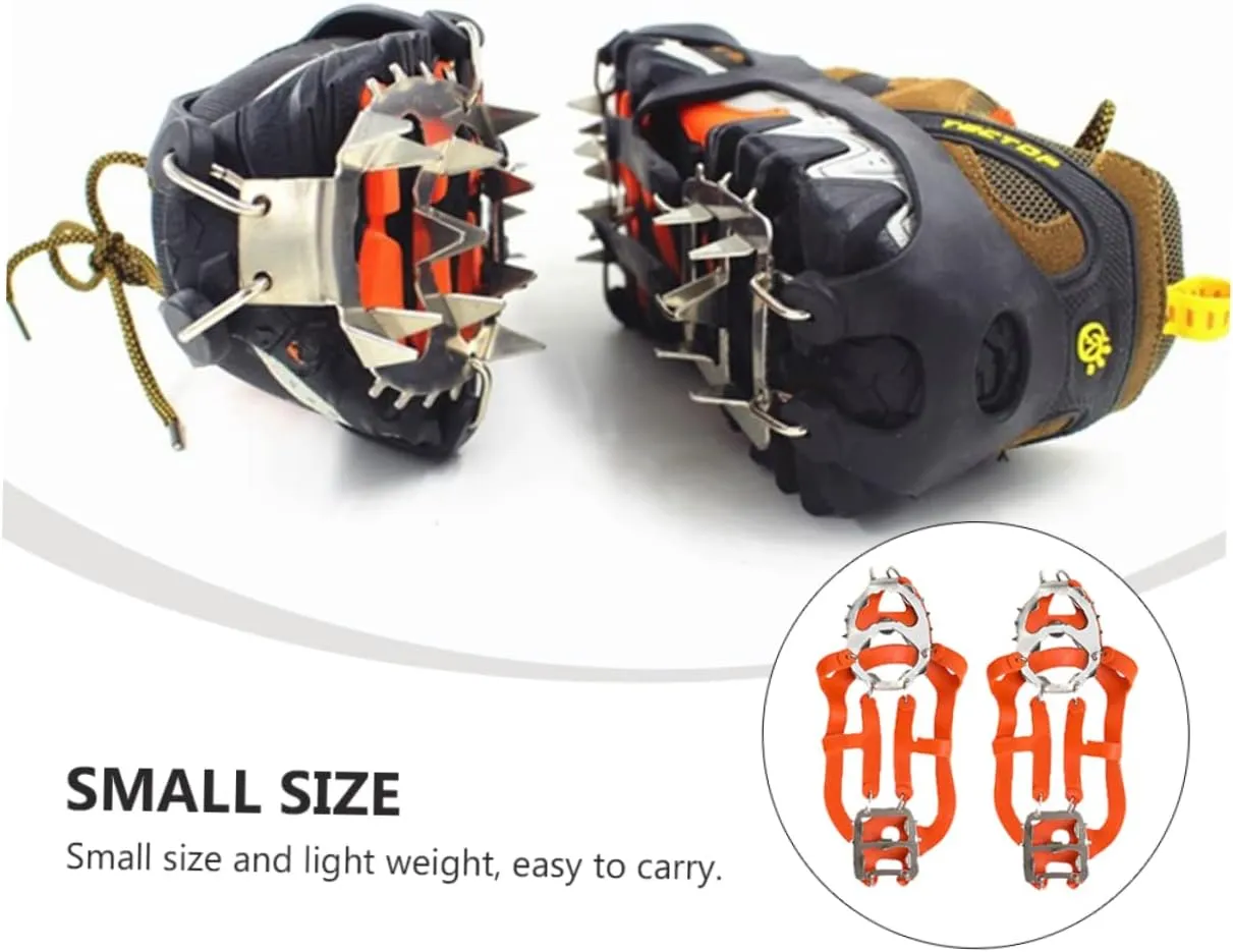 BESPORTBLE Snow Crampons Grippers for Spikes Claw Outdoor Grips Anti Ice Cleats Accessories Winter Snow Shoes Ice
