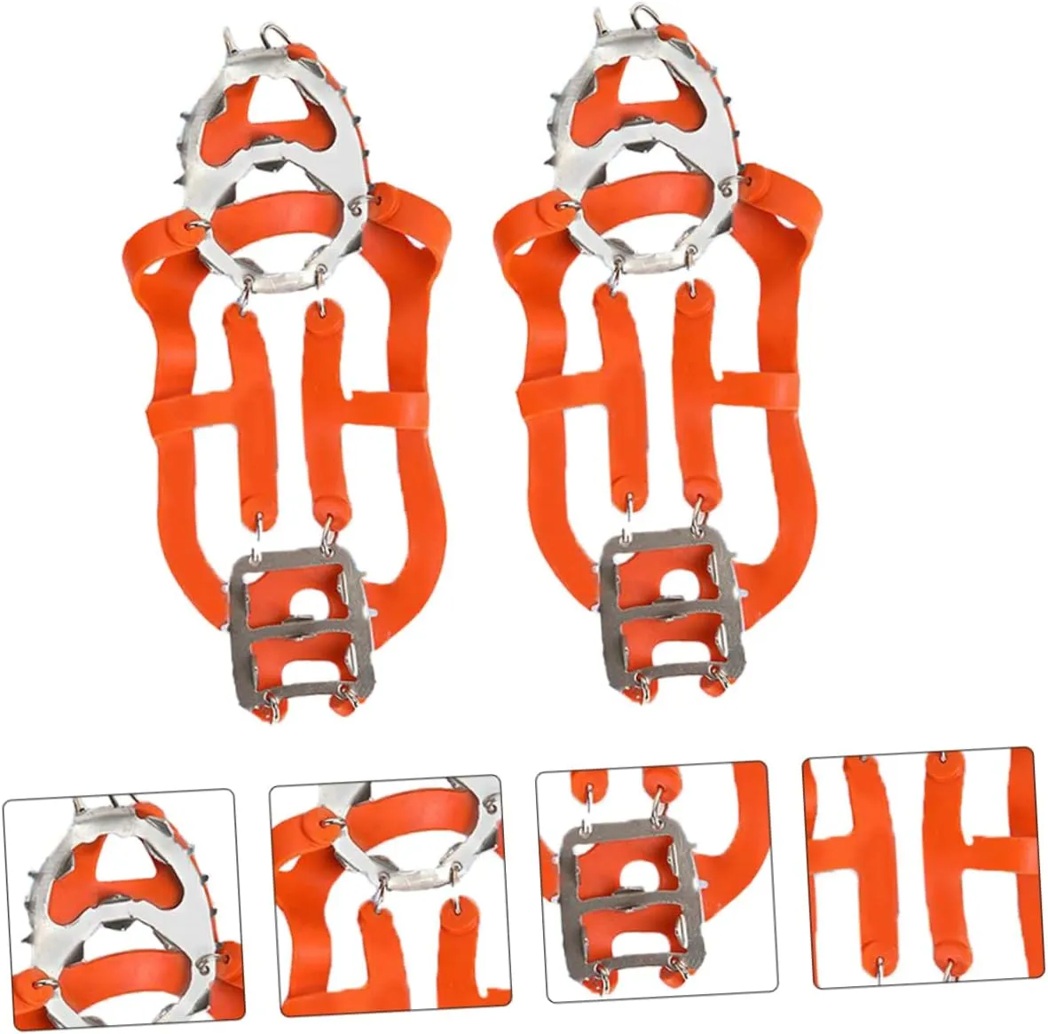 BESPORTBLE Snow Crampons Grippers for Spikes Claw Outdoor Grips Anti Ice Cleats Accessories Winter Snow Shoes Ice