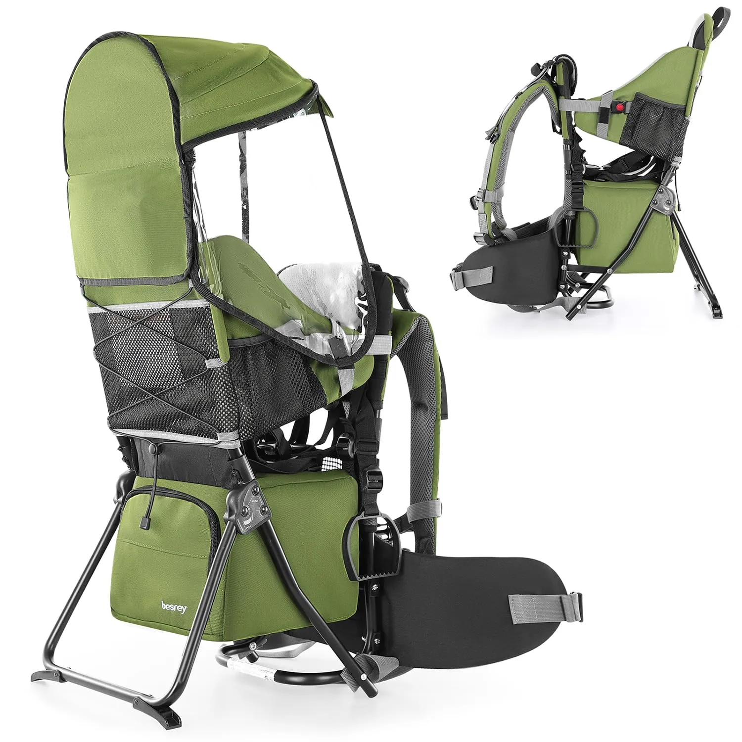 besrey Toddler Hiking Backpack - Safety Seat, Adjustable Straps