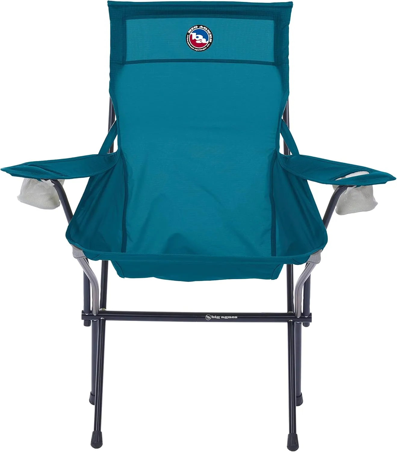 Big Agnes Big Six Armchair - Deluxe Comfort with Built-in Cup Holders | Tall Back, Wide Seat | Packable & Quick Setup | Lightweight Backpacking & Camping Chair