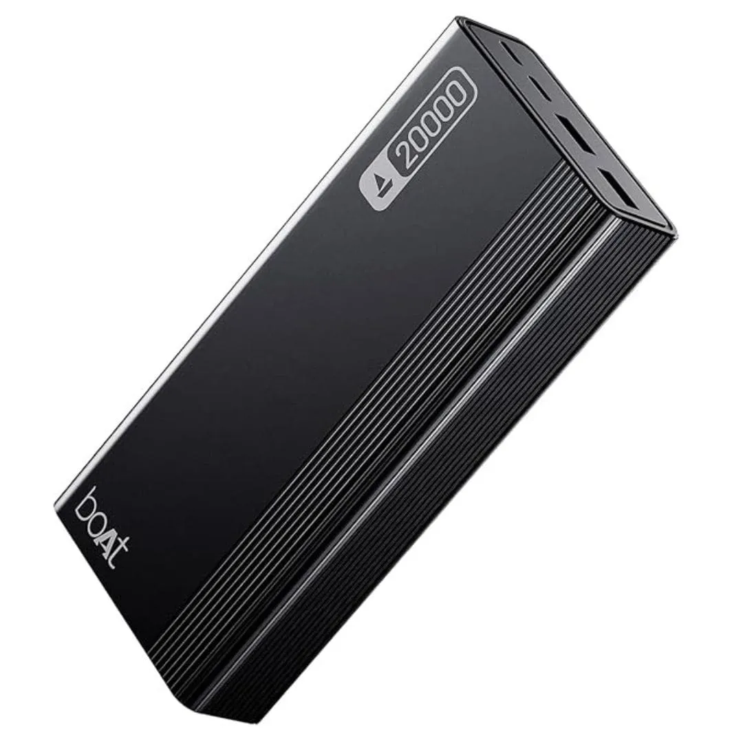 boAt Energyshroom PB401 20000mAh Power Bank (Carbon Black)