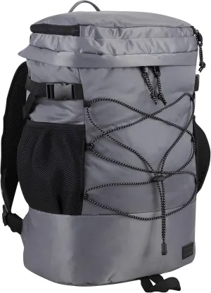 BODHI PRO Cyclone Bungee Weekender Travel Rusksack Daypack Hiking Camping Sport Backpack Bag, Ash Gray