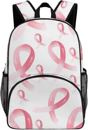 Breast Cancer Awareness Backpack for Worker Teacher Business Hiking Travel Bag Shoulders Bag