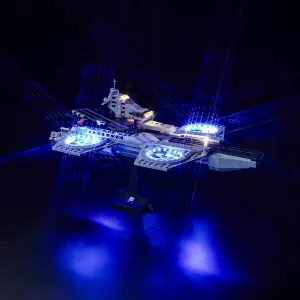 BrickBling LED Light Kit for The Avengers Helicarrier, Creative Lighting Compatible with 76295, No Bricks