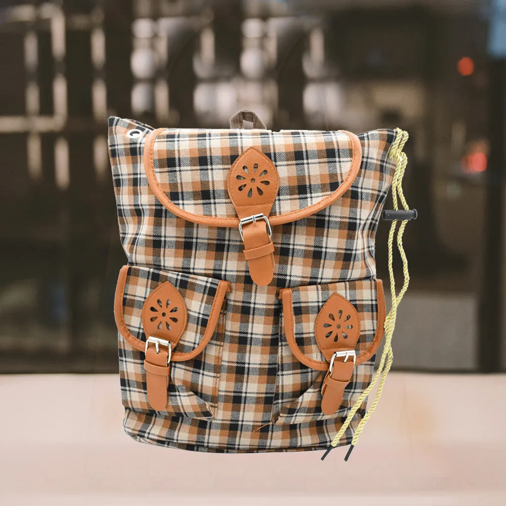 Brown Backpack Bag