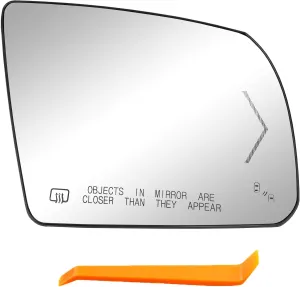 BSD LED Turn Signal Heated Mirror Glass for 08-17 Toyota Sequoia 07-20 Tundra Right Passenger Side Exterior Mirror 87903-0C100 879030C100 Heating LED Turn Signal Light BLIS Blind Spot Mirrors Glass