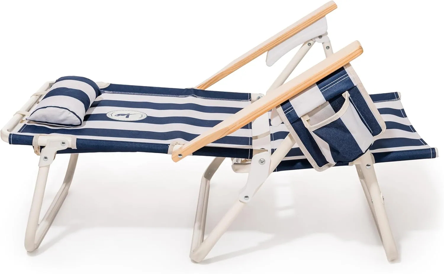 Business & Pleasure Co. Margaritaville Manana Backpack Beach Chair Lay Flat Reclining, Lightweight & Portable, Insulated Cooler Pocket, Continental Drifter Stripe