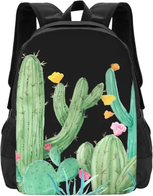 Cactus Garden Succulent De-Sert Southwest Lightweight Packable Backpack Travel Casual Hiking Daypack Foldable Backpack For Men Women