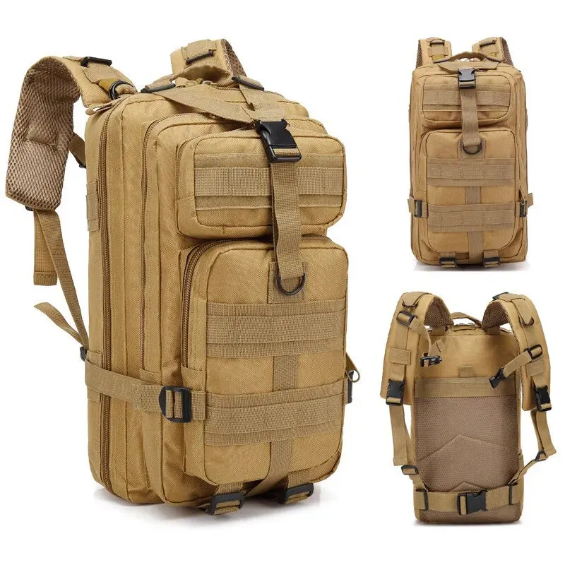 Camouflage Military Tactical Backpack for Outdoor Sports and Hunting 3p Pack Bag