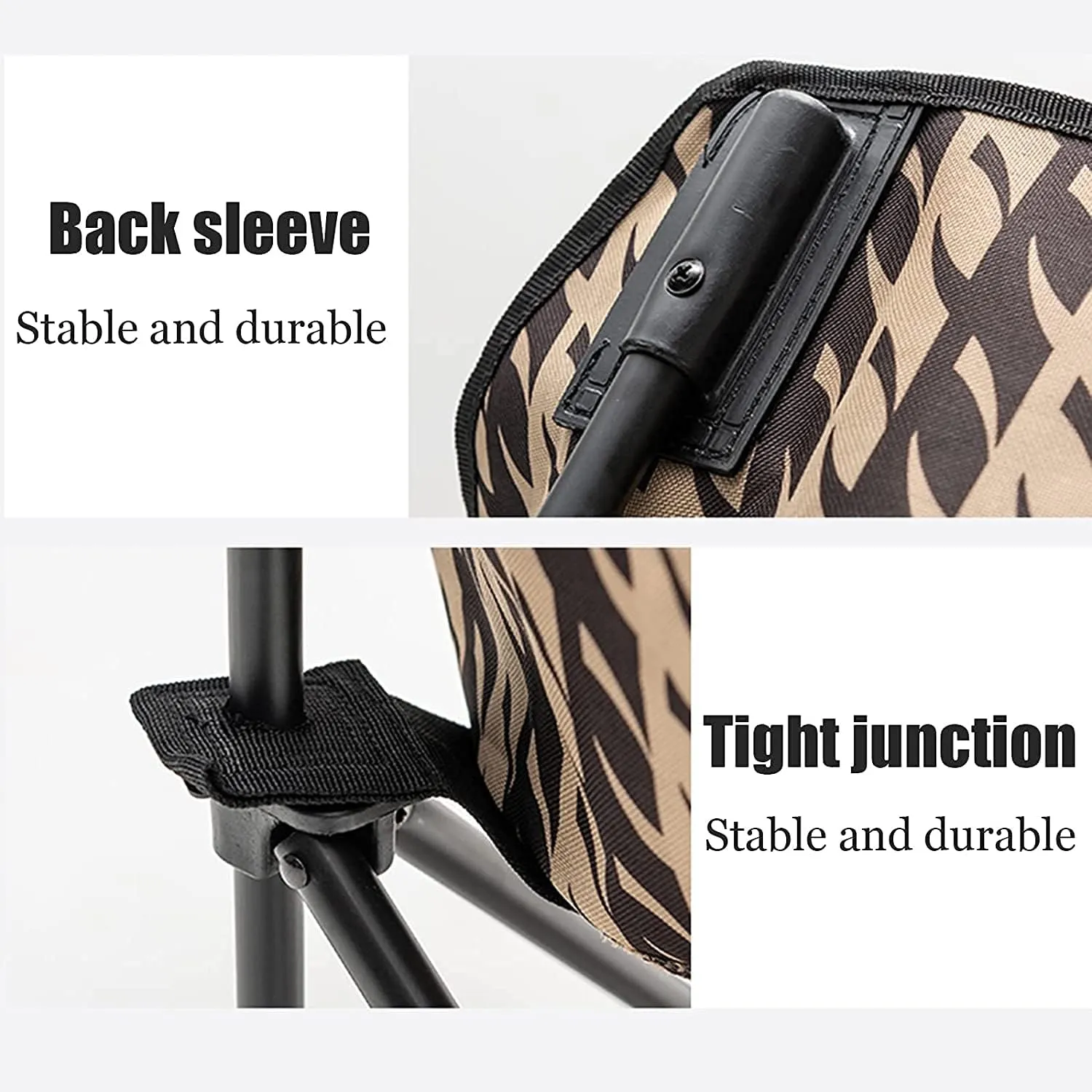 Camping Chair Portable Lightweight Camping Folding Chair Beach Stool with Aluminum Frame for Outdoor Camping Hiking Folding Chair (One Color 65x43x43cm)