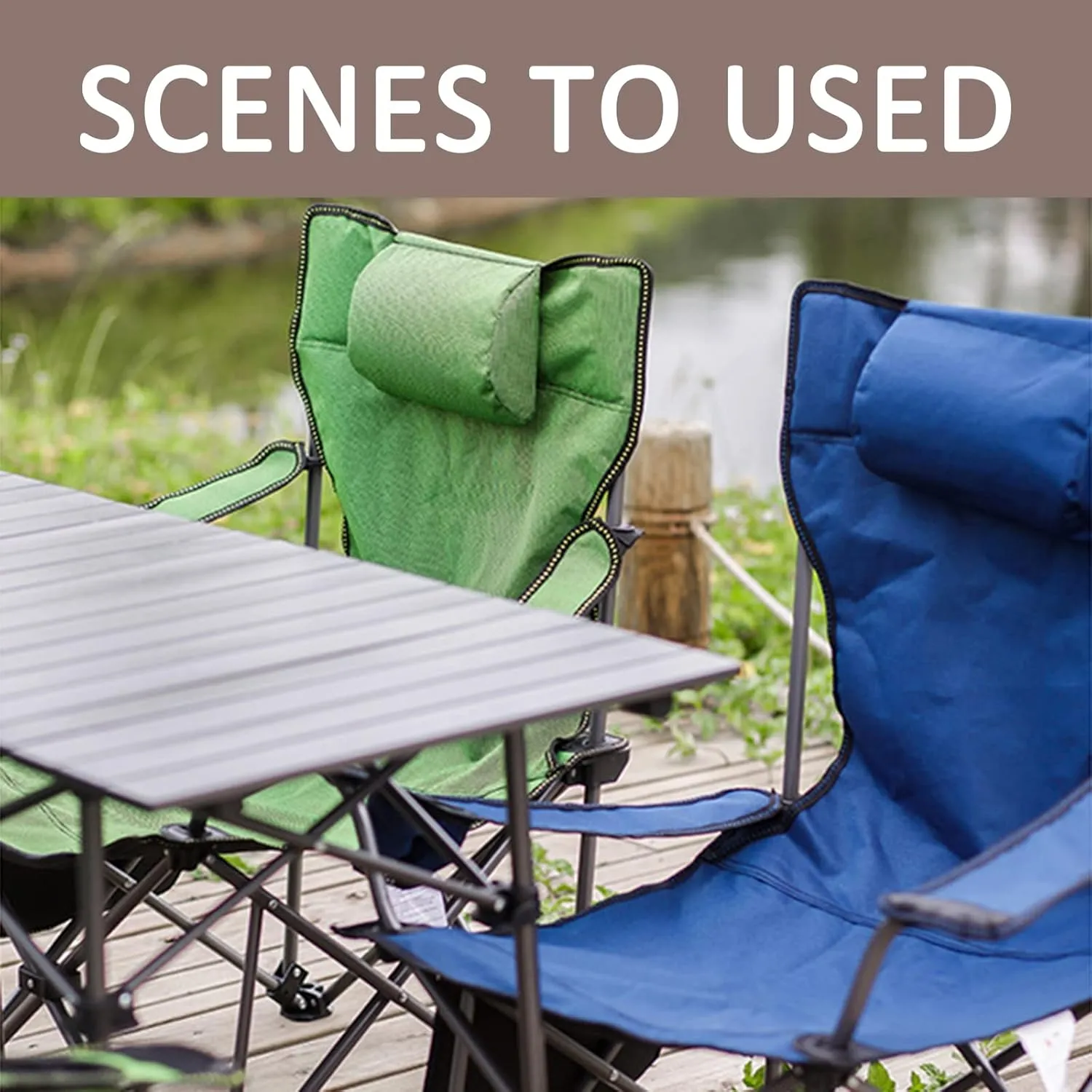 Camping Chair Recliner Portable, Beach Chairs Height Folding Lightweight, Comfortable Camping Chairs, for Camping, Hiking Fishing,E