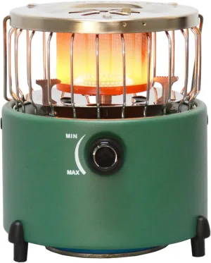 Camping Heater, 2-in-1 Portable Propane Heater & Stove, Propane with Handle, Adjsutable Vents for Camping Fishing Hiking Hunting