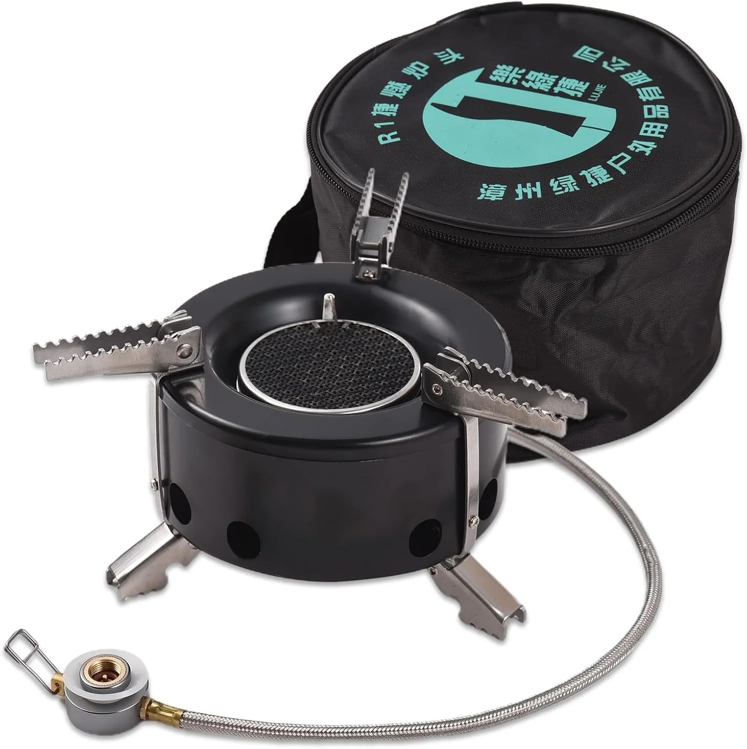 Camping Stove 6000W High-Altitude Infrared Portable Windproof Gas Stove for Outdoor Hiking