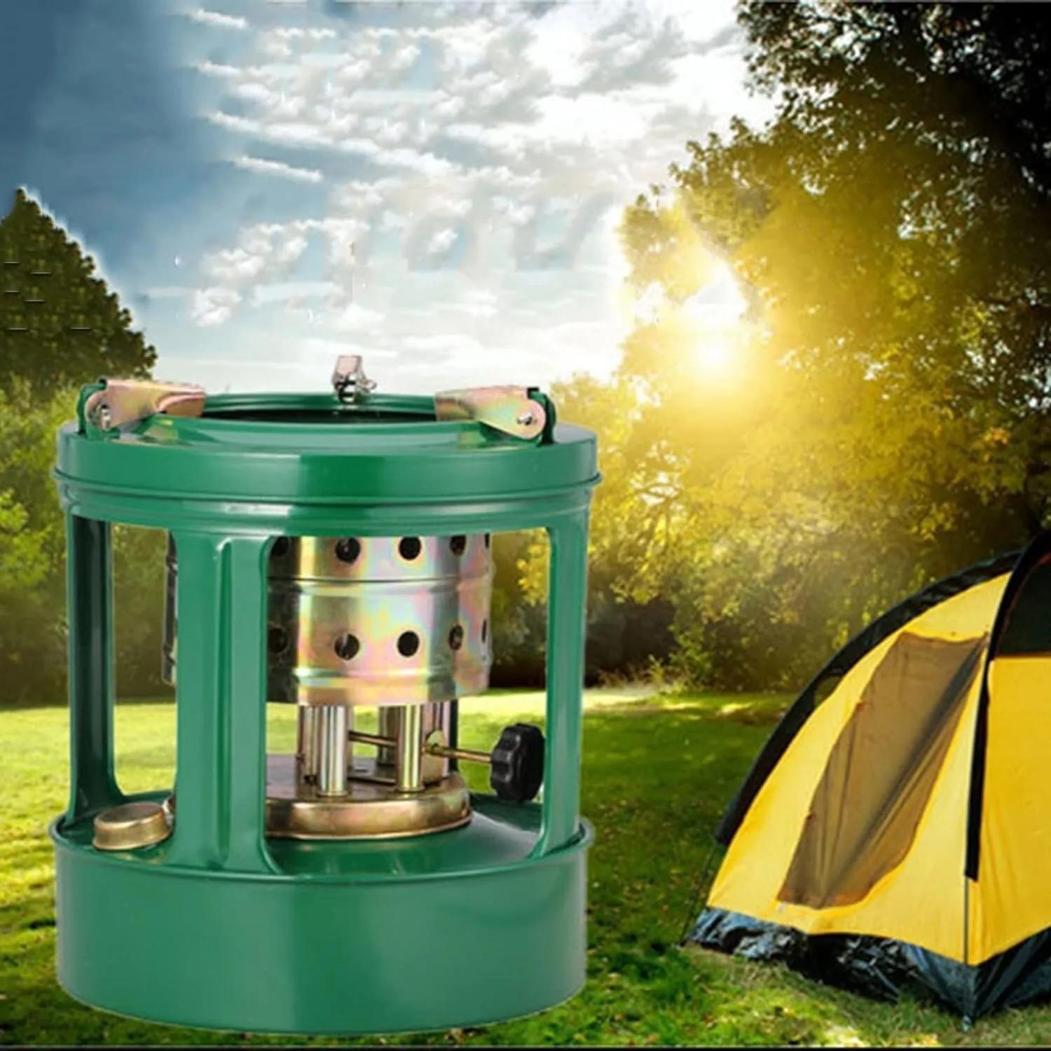 Camping Stove Gas Portable Outdoor Paraffin Heater, Kerosene Stove Burner, Outdoor Camping Cooking Supplies, For 2-3 People