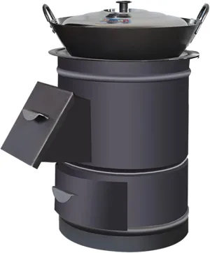 Camping Stove Outdoor Cookware Mess Kit Outdoor Folding Wood Stove Camping Pot Set Bowls Spoon Tableware Cooking Set