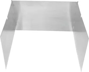 Camping Stove Wind Shield Round Windscreen Back Plate Stainless Steel Wind