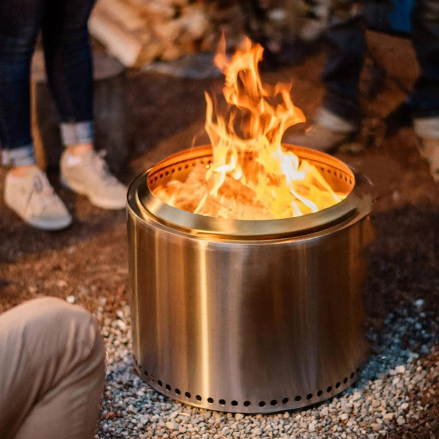Camping Stove Wood Mini Camping Stove Solo Stoves Stainless Steel Backpacking Wood Stove Portable Small Burning Stoves Fire for Picnic BBQ Camp Hiking