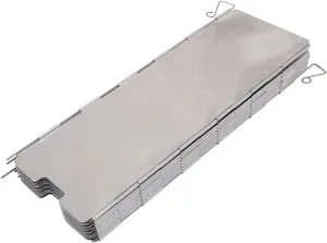 Camping Supply BBQ Windscreen Outdoor Windscreen for Stove Portable Cooking Pot Wind Deflector