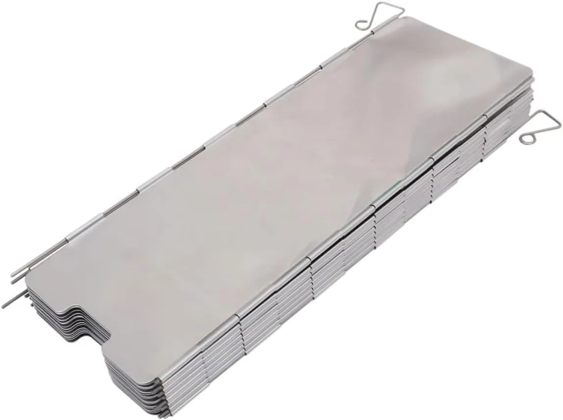 Camping Supply BBQ Windscreen Outdoor Windscreen for Stove Portable Cooking Pot Wind Deflector