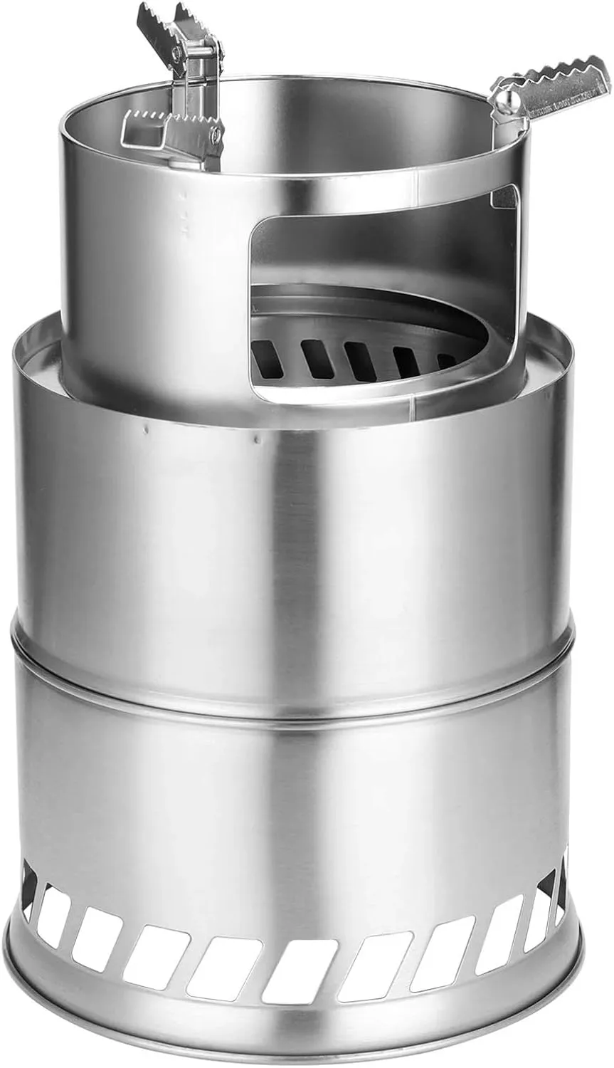 Camping Wood Stove Camping Wood Stove Folding Titanium Wood Burning Stove Lightweight Pocket Stove for Camping Cooking