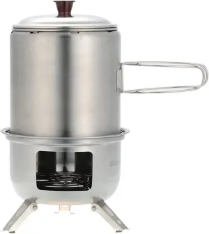Camping Wood Stove Folding Fuel Camp Stove Titanium Wood Burning Stove Backpacking Stove for Camping Hiking BBQ