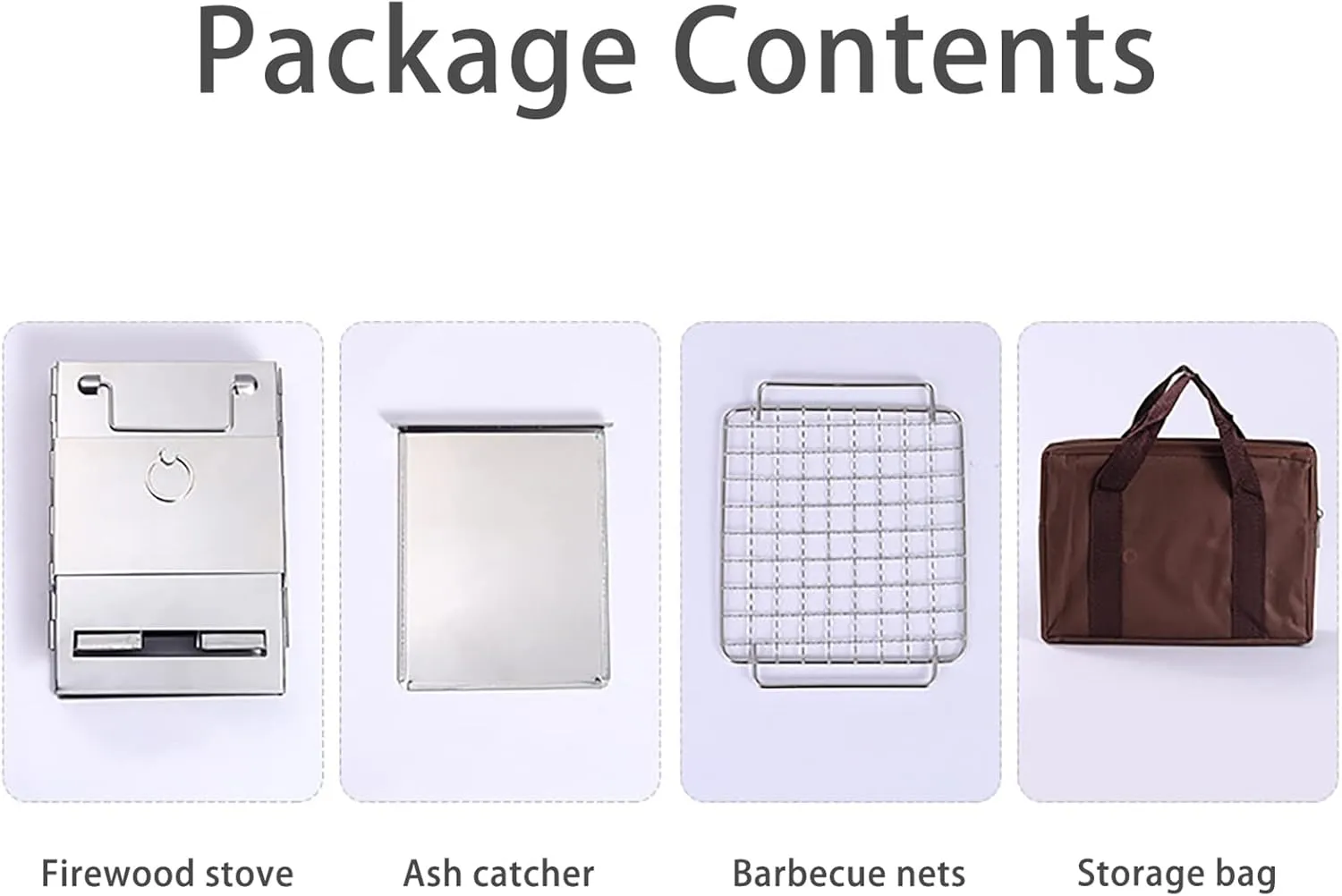 Camping Wood Stove,Wood Stove Camping Alcohol Furnace Portable Wood Burning Stoves Folding Wood Burning Stove with Carry Bag for Outdoor Cooking Picnic