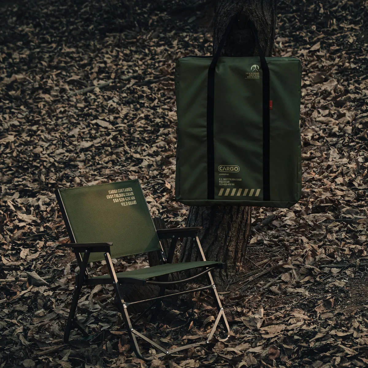 Cargo Container Cosy Folding Chair - Khaki