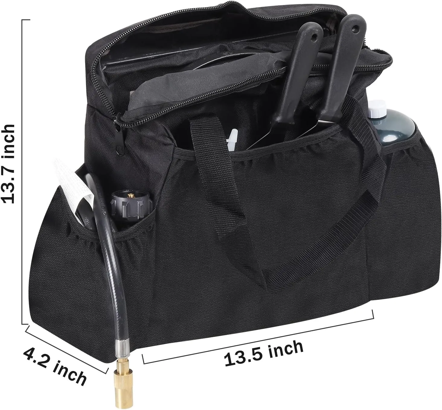 Carry Case for Coleman Road Trip 285/225/LX/LXE/LX Grill Grates, Portable Grill Accessories Organizer for Outside, Compatible with Swaptop Cast Iron