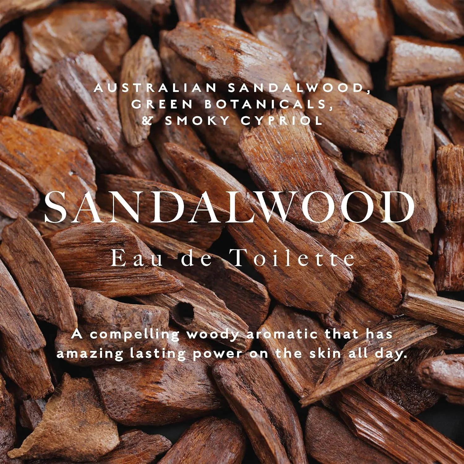 Caswell-Massey Sandalwood Eau de Toilette, Clean & Fresh Sandalwood Fragrance, Perfume for Men and Women, 2.0 Fl Oz