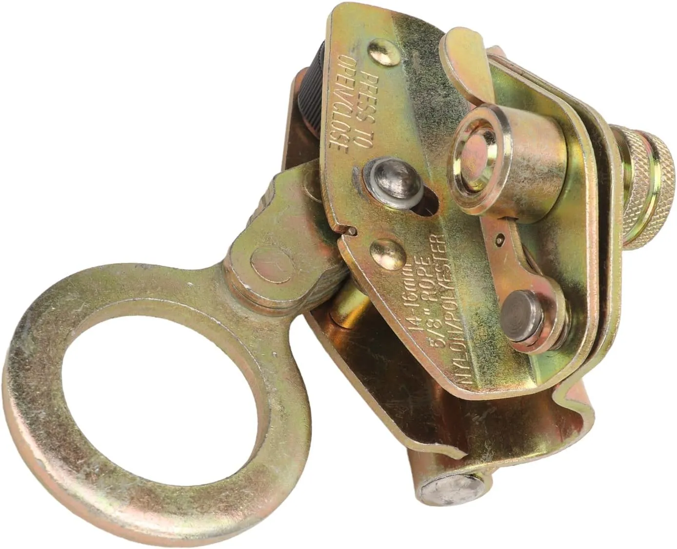 CCYLEZ Safety Rope Grab Device, Climbing Rope Self Locking Equipment Strong Load Carrying Capacity for Cave Exploration
