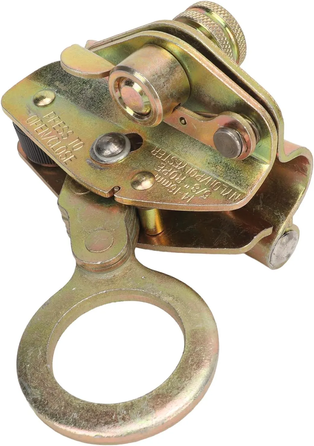 CCYLEZ Safety Rope Grab Device, Climbing Rope Self Locking Equipment Strong Load Carrying Capacity for Cave Exploration