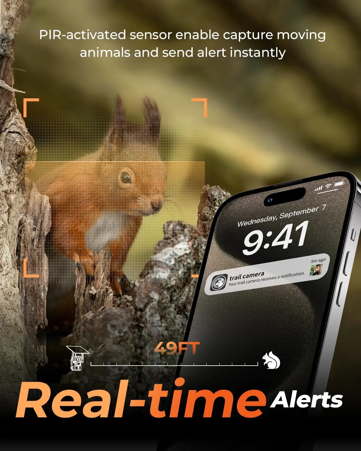 Cellular Trail Camera 2 Packs, Game Camera Built-in SIM Card 4G LTE with Night Vision Motion Activated Waterproof 2K Live View 0.2s Speed Trail Cam with Solar Panel