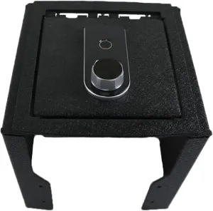 Center Console Gun Safe - Console Gun Vault Compatible with Ford Maverick 2022-2025, High Security Armrest Lock Box with Fingerprint Lock with Key