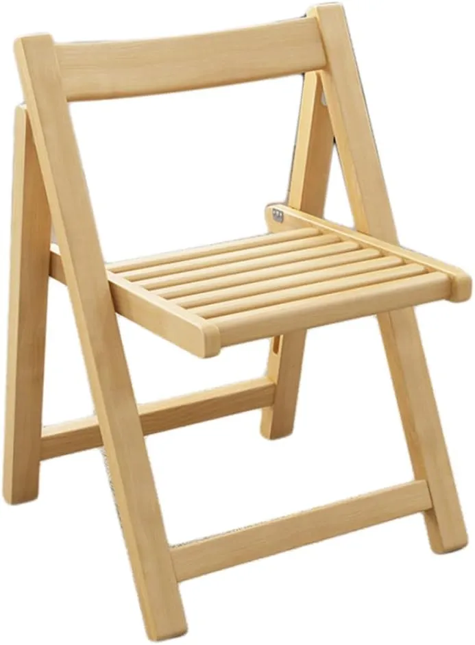 Chairs for Dining Room Wooden Dining Chair Nordic Outdoor Folding Chair Office Ergonomic Salon Casual Back Chair Simple Garden Chair Folding Portable Dining Room Chairs