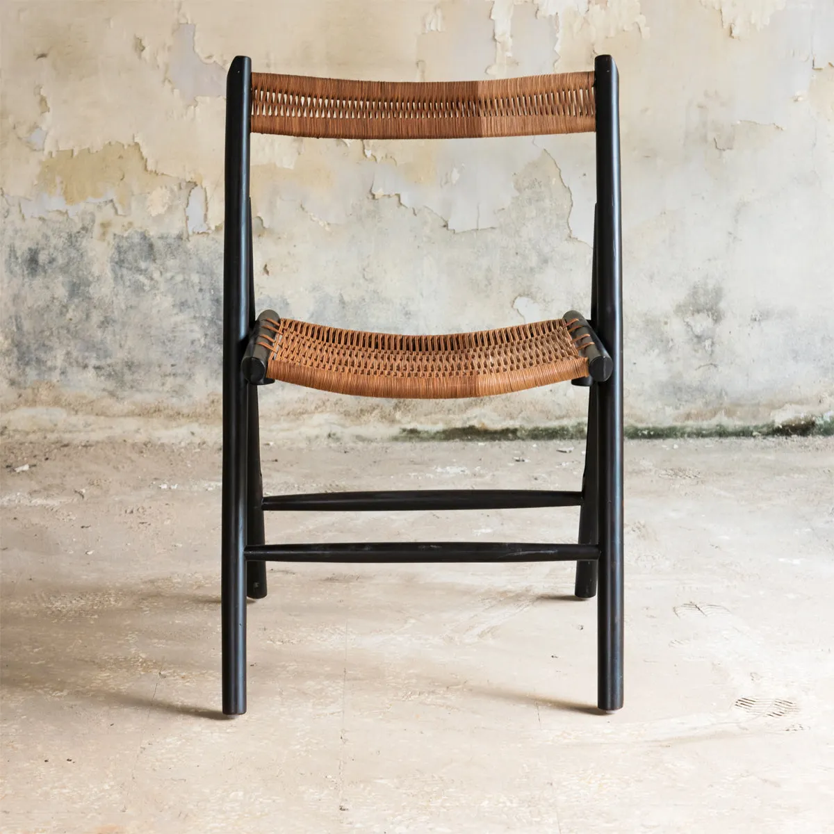 CHAMFER CHAIR LEATHER - BURNT (YAKISUGI)