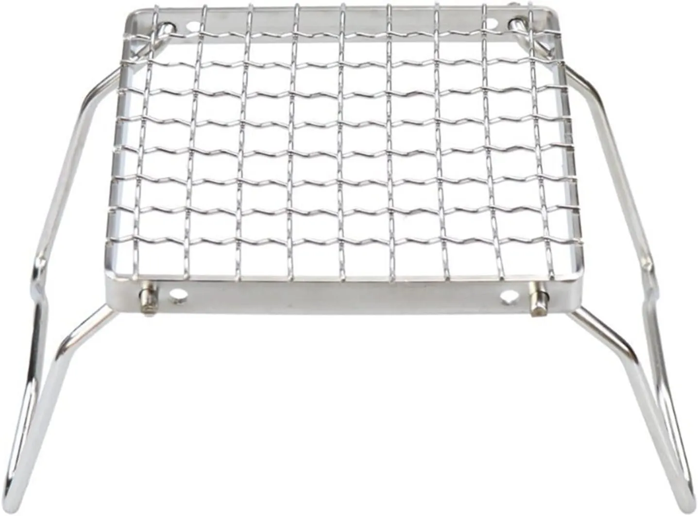 Charcoal s, Stainless Steel Mini Stove Head Bracket Folding Camping Encryption Pan Mesh Pot Rack