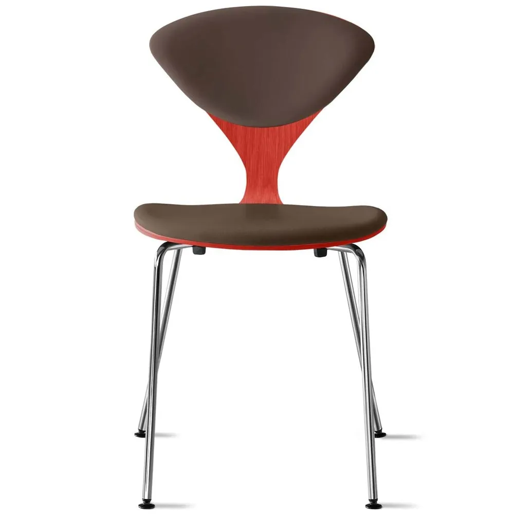 Cherner Metal Leg Side Chair - Upholstered Seat & Back