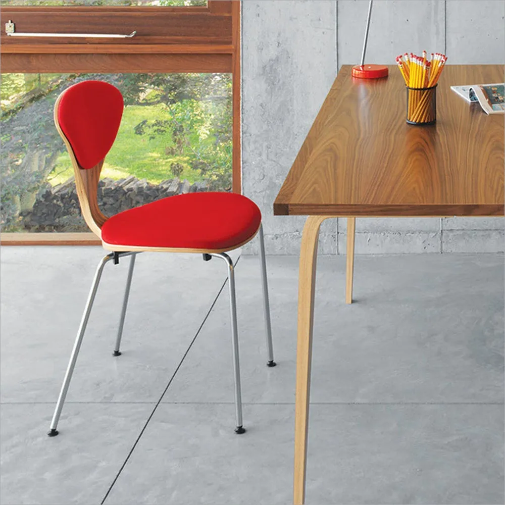 Cherner Metal Leg Side Chair - Upholstered Seat & Back