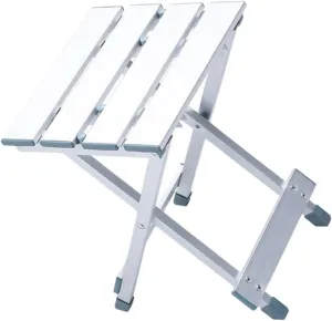 CHILDWEET Outdoor Folding Chair Aluminum Alloy Stool Multipurpose Portable Stool for Kitchen Garden