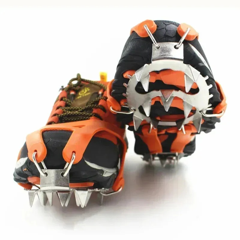 Climbing Crampons with 18 Studs