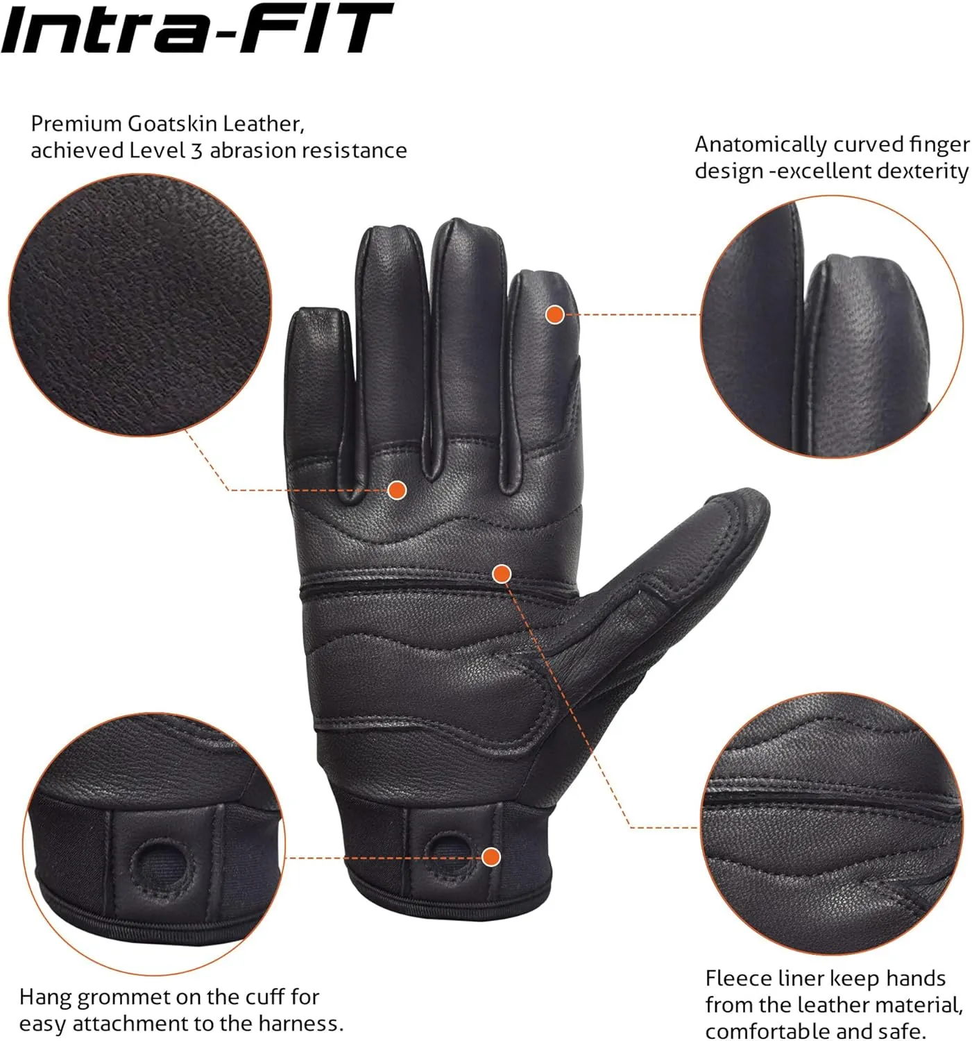 Climbing Gloves Rope Gloves,Perfect for Rappelling Rescue Rock/Tree/Wall/Mountain Climbing,Adventure,Outdoor Sports