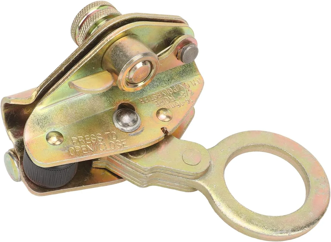 Climbing Rope Self Locking, Safety Rope Self Locking Grab Sturdy Round Hole Easy Adsorption Self Locking Equipment Tool for Industrial Equipment